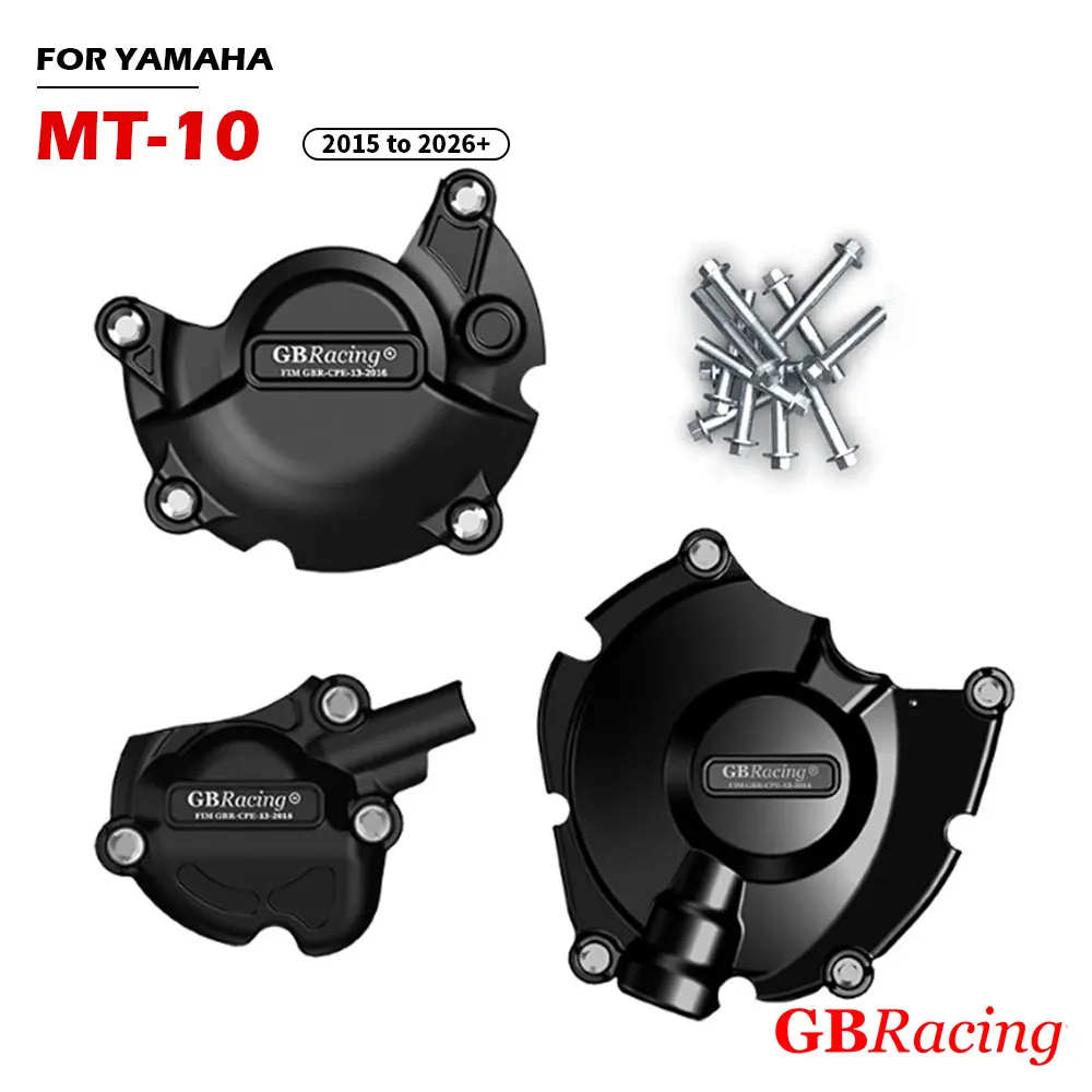 

Защитная крышка двигателя MT10 для YAMAHA MT-10 2015 ~ 2026 + мотоциклетный генератор сцепления, импульсная защитная крышка, аксессуары