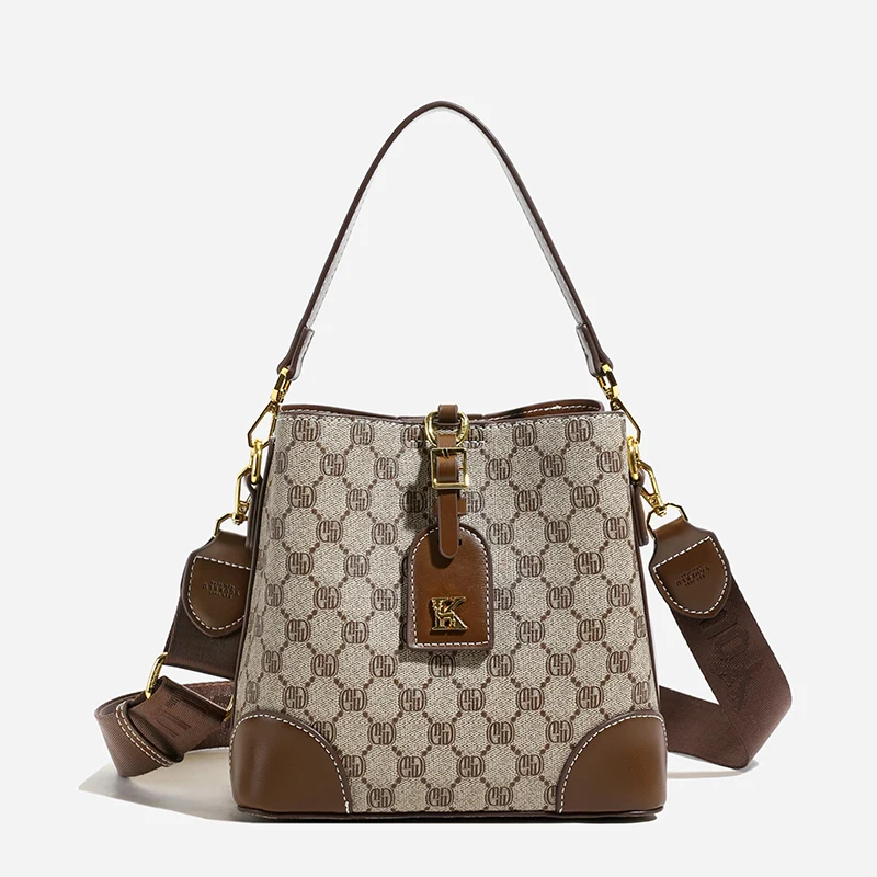 

Elegant Essential Diaper Bag Women's Luxury Leather Tote Vintage Crossbody Bag Minimalist Designer Large Capacity Chic