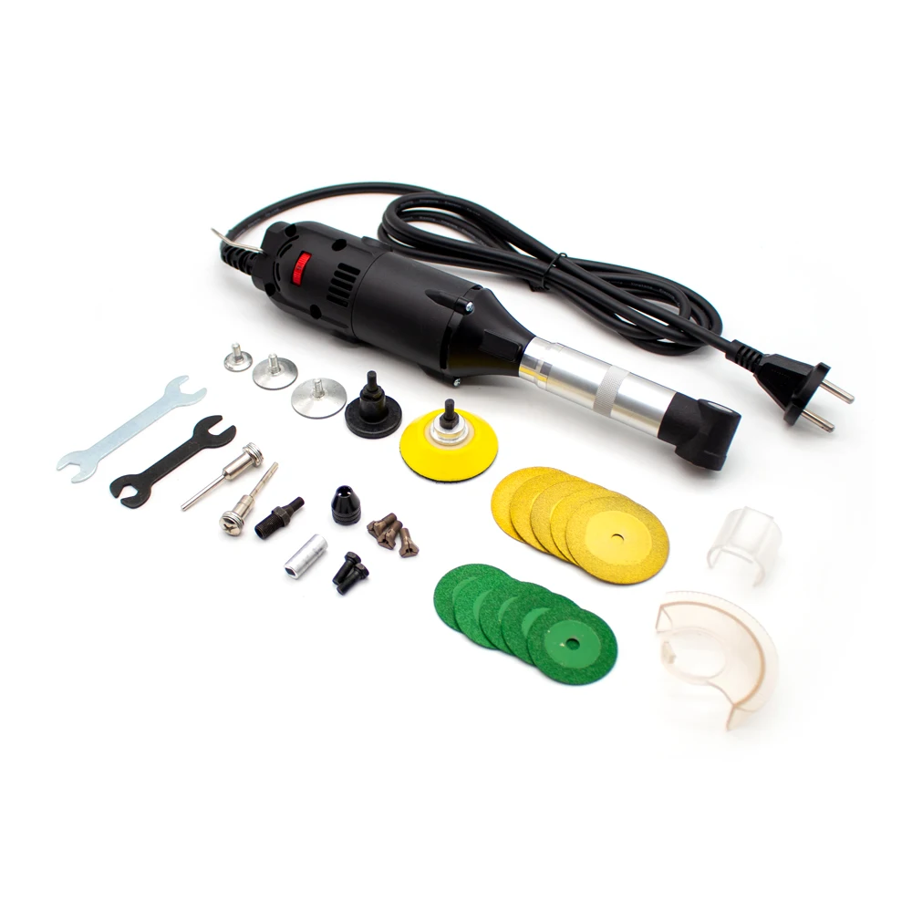 

220V 90 Degree Jewelry Dental Wood Electric Elbow Engraving Motor Grinder Mold Polishing Hanging Ceramic Tile Cleaning Tool 350W