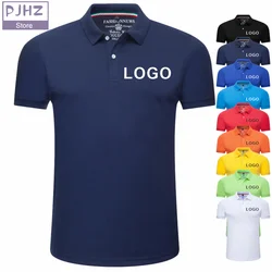 Custom Polo Shirts High Quality Breathable Employee Workwear Tops Company Group Logo Design Printed Embroidery