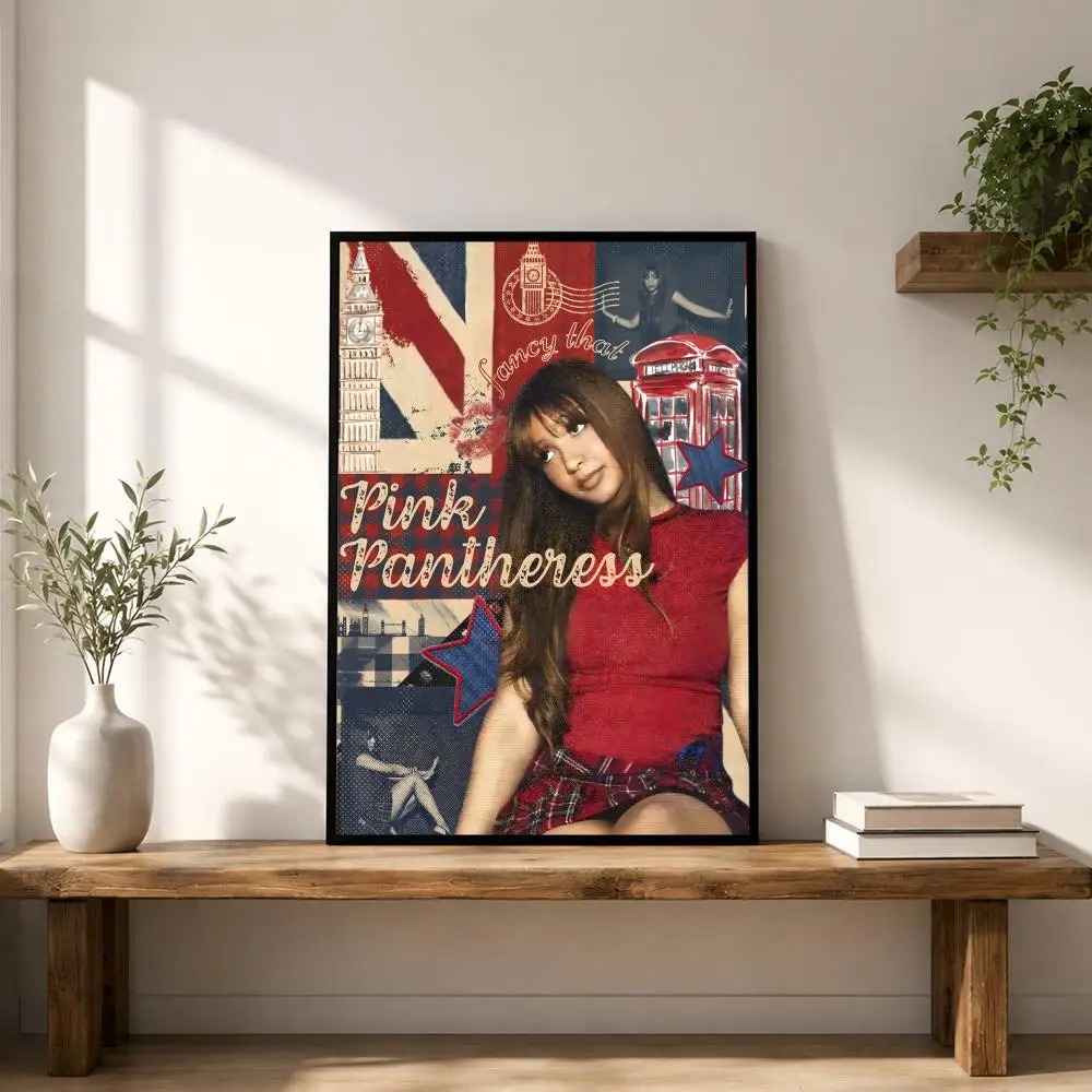 Singer P-PinkPantheress Poster HD-Kunst, wasserfest, selbstklebende Wanddekoration, Heimdekoration (Wohnzimmer, Schlafzimmer, Bar), ästhetisch – Detail 11