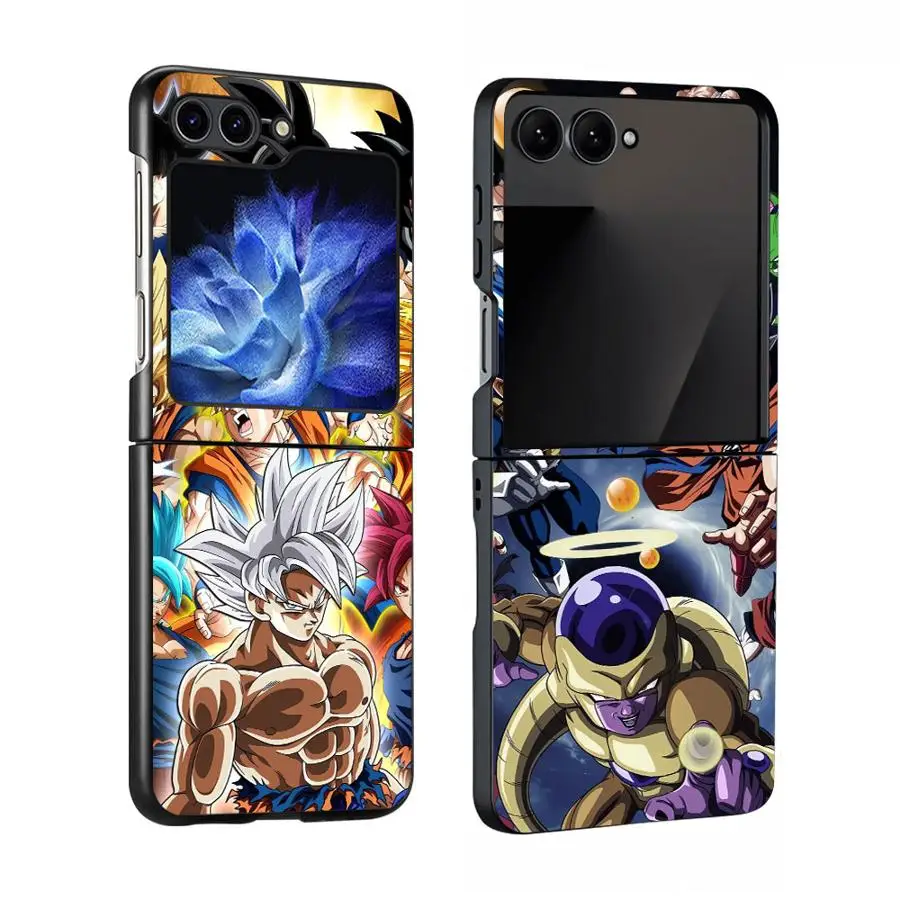 Goku Anime Dragons Balls Phone Cover Case for Samsung Galaxy Z Flip8 ZFlip7 FE ZFlip4 ZFlip5 Z Flip 7 6 5 8 ZFlip3 ZFlip6