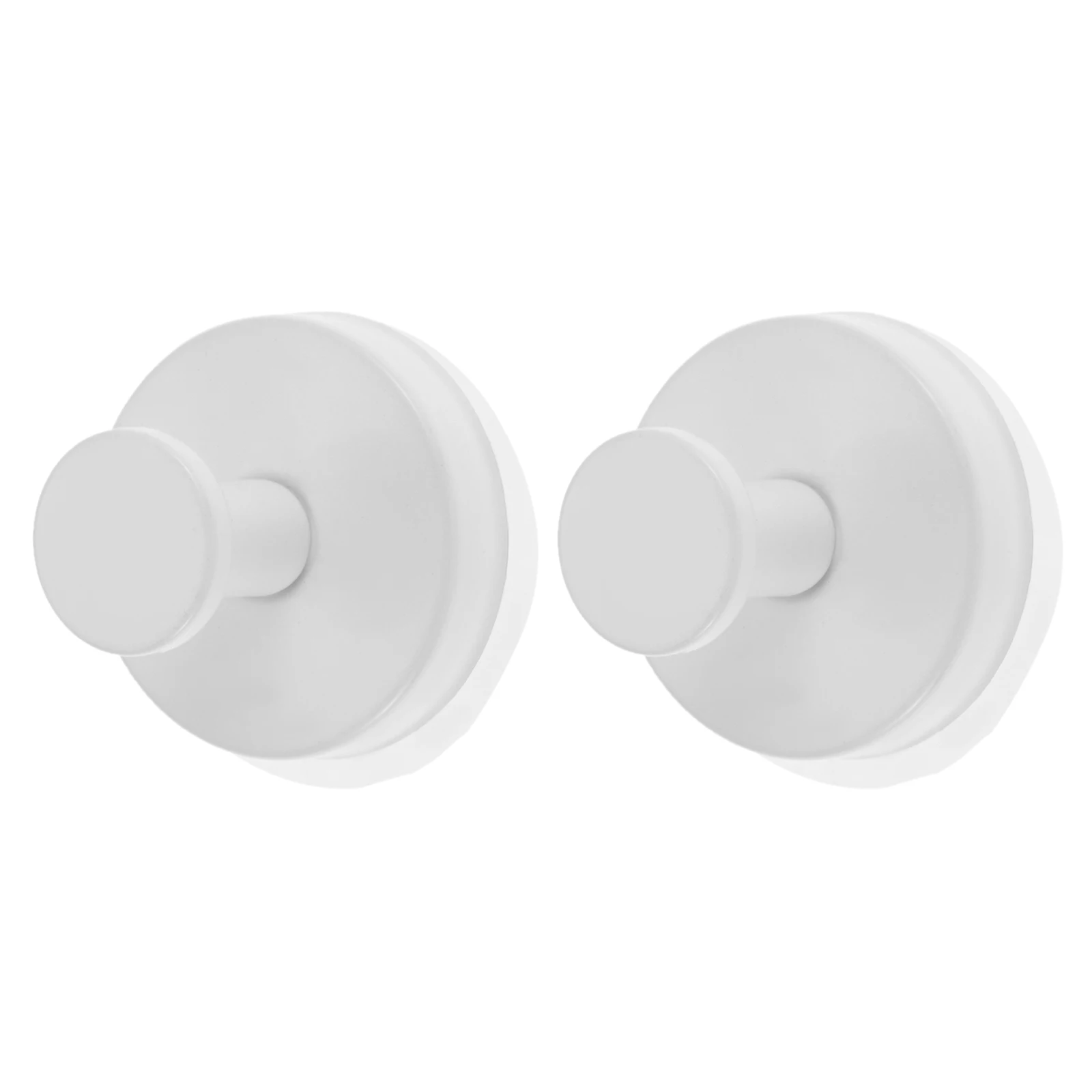 2Pcs White Suction Cup Hooks for Shower Removable Towel Hanger for Bathroom Window Glass Door Wall Bath Robe Hook for Hanging