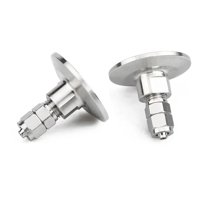 Stainless steel 304/316 sanitary grade quick screw tube connector quick plug connection PC air nozzle