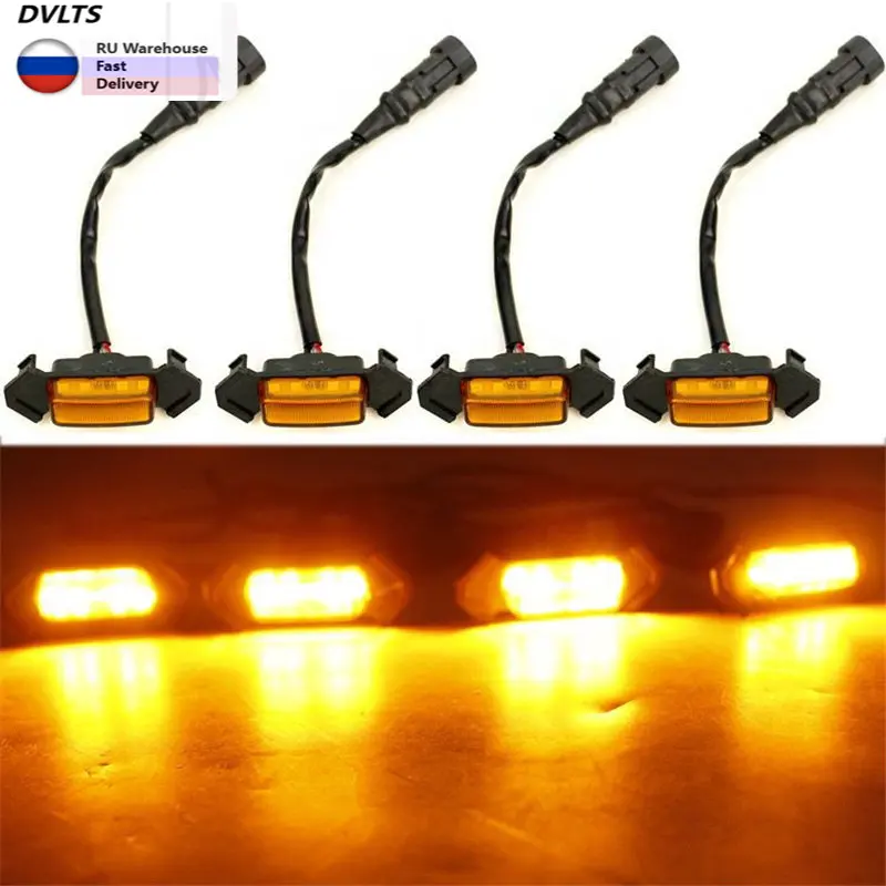 Universal Truck SUV Front Grille LED Light Raptor Style Grill 4pcs For Toyota Tacoma TRD Pro 2016-2020 For Jeep Wrangler JL
