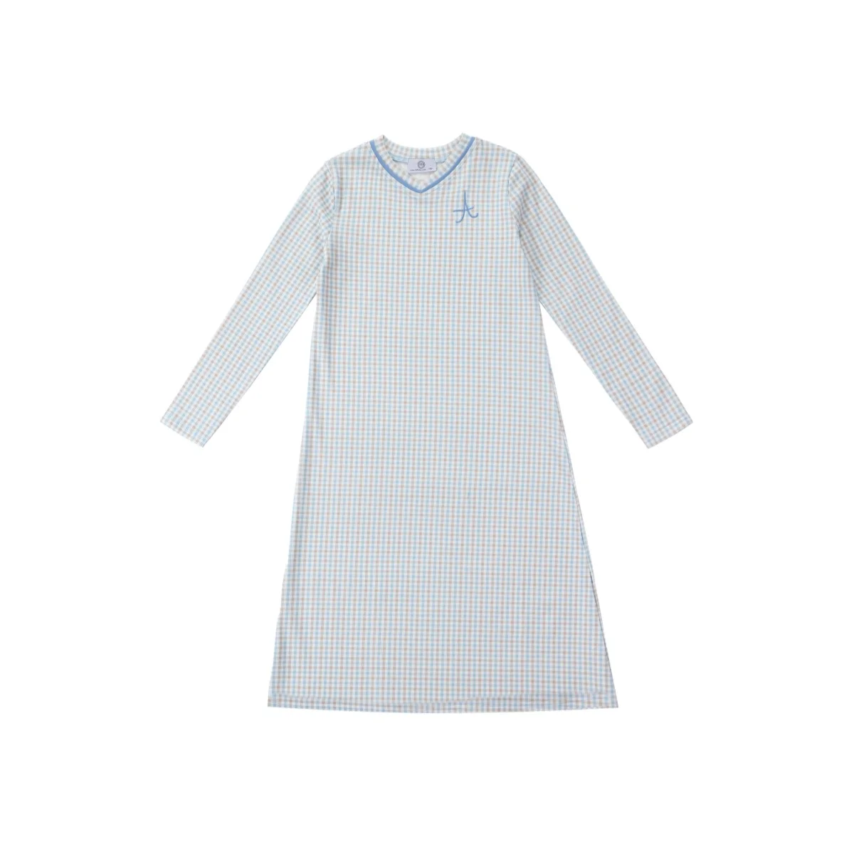 AP gingham plaid pj's – Blue Dress