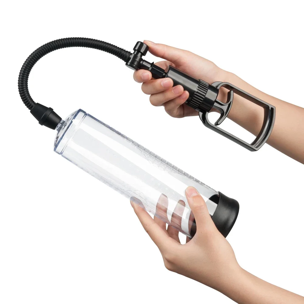 Penis Pump Sex Toys for Men Male Masturbator Dick Trainer Massager Ring Penis Extender Vacuum Pump Penis Enlargement Enhancer