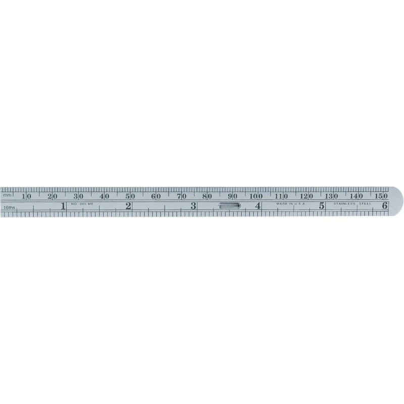 

305ME 6 x 15/32 Прецизионная линейка из нержавеющей стали Flex
