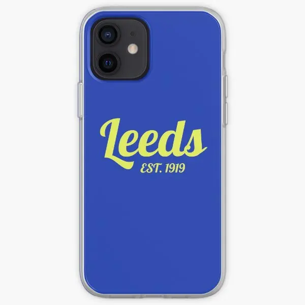 Leeds United Retro Est 1919 Iphone Toug  Phone Case Customizable for iPhone X XS XR Max 11 12 13 14 Pro Max Mini 6 6S 7 8 Plus