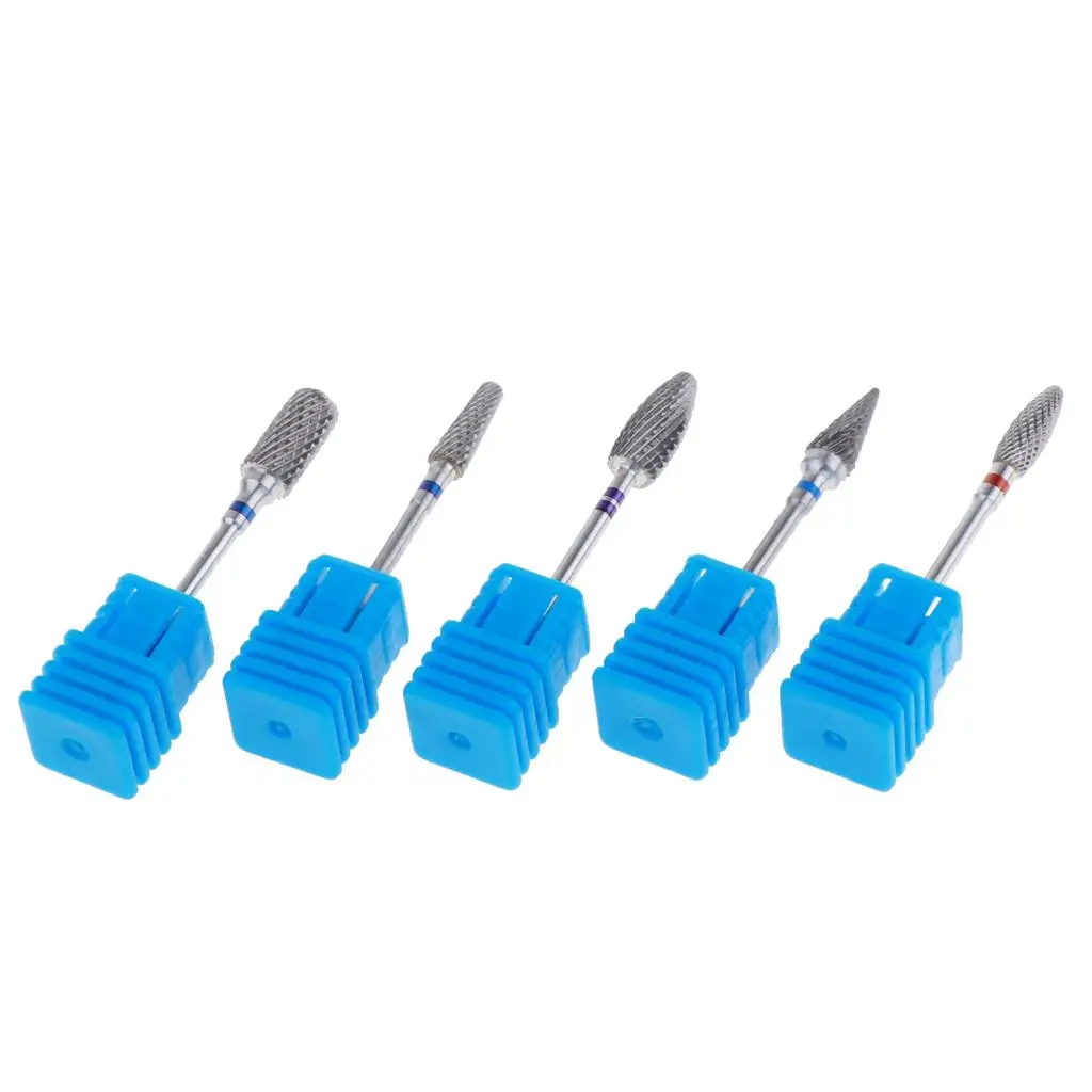 5x Clean Nail Drill Bit Tool Rotary File Pedicure Manicure File Drill Bit