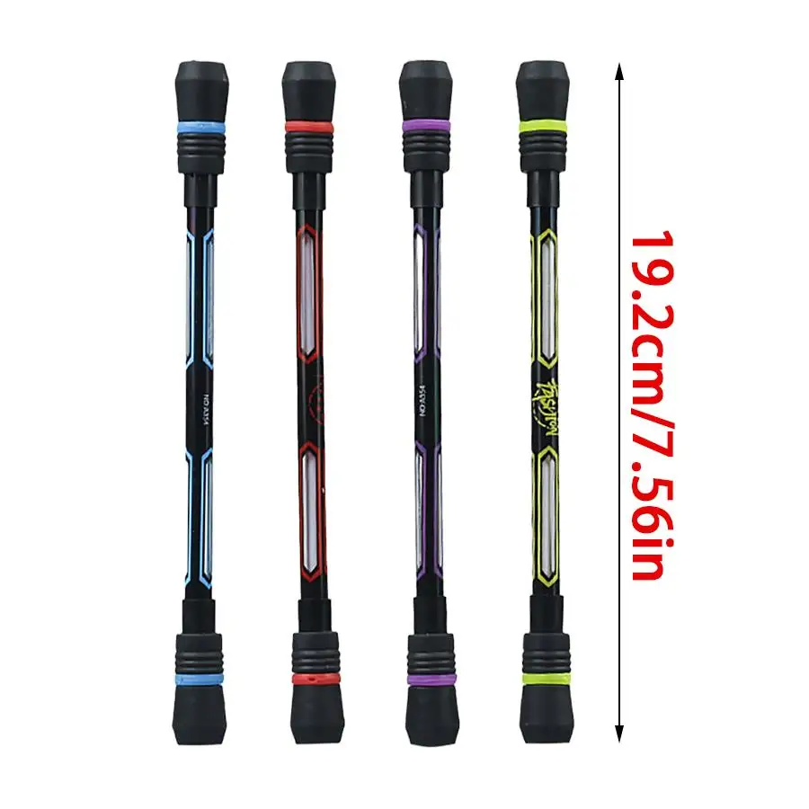 3/6/12pcs Finger Rotating Spinning Pen, Writing Stationery for Finger‑Trick Training and Daily Stress‑Relief Pastime XJM