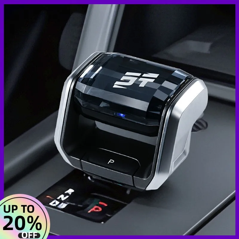 Synthetic Crystal Gear Holder For Chery Jetour Traveller T2 2023 2024 2026 Car Crystal Handle Gear Shift Knob With Blue light
