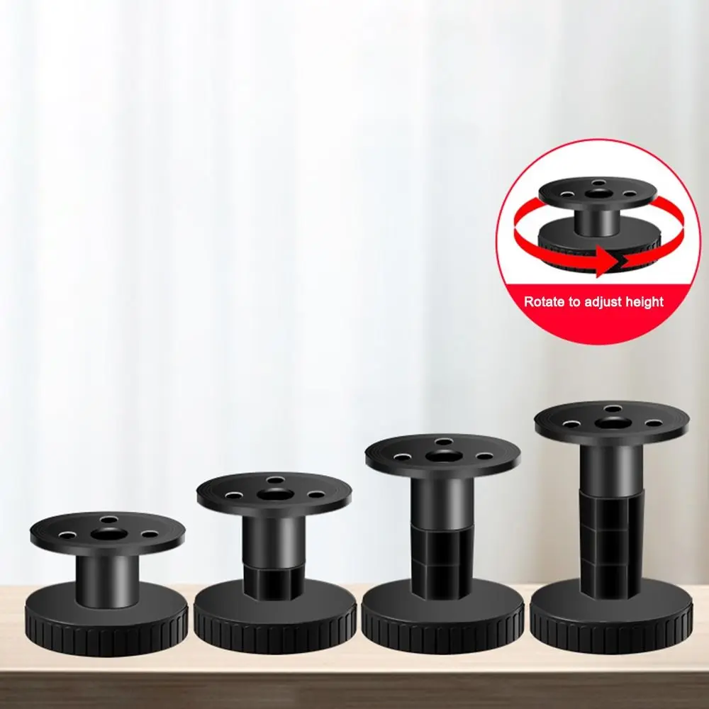 Patas de Metal para muebles, repuesto de mesita de noche resistente al desgaste, caja de almacenamiento, patas de gabinete ajustables antiarañazos