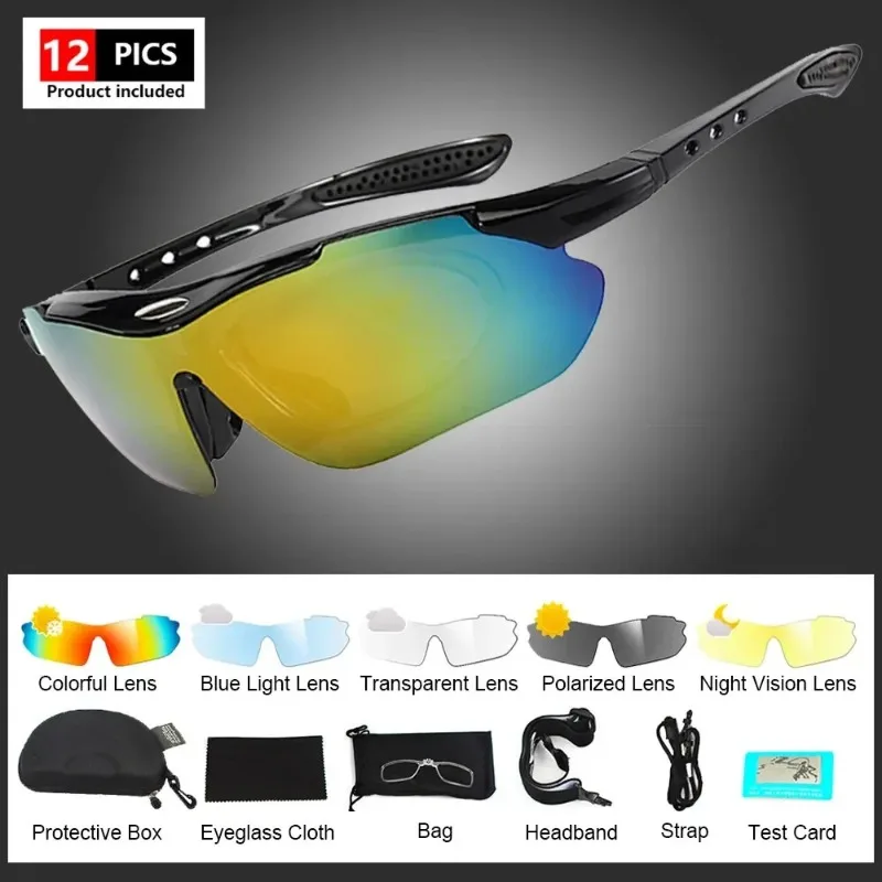

Polarized Sports Cycling Glasses Women’s & Men's sunglasses Road UV400 Cycling Eyewear Mountain Bike Bicycle Mtb Road Goggle