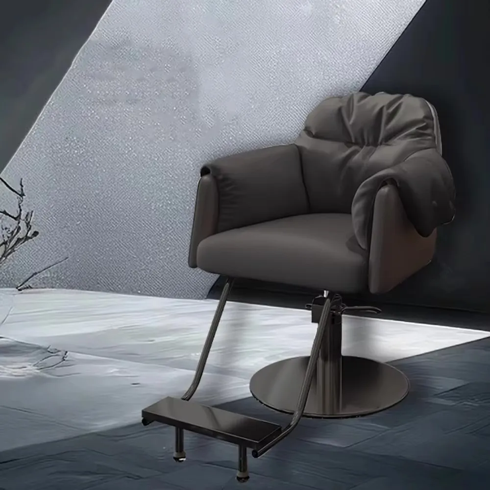 แฟชั่นหรูหราตัดผมเก้าอี้ความงามSimple Ergonomic Modernช่างทําผมเก้าอี้ส่วนบุคคลSalon Kapperstoelผมเฟอร์นิเจอร์