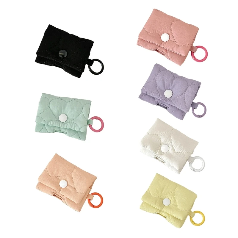 

Multi Purpose Headphone Storage Pouches Shockproof Design Convenient Size 6x7.5cm For Wireless Headsets And Earphones