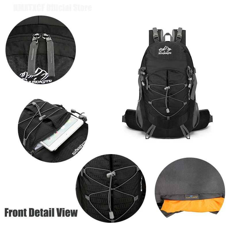 المشي لمسافات طويلة تخزين على ظهره قوي 40 لتر حقيبة السفر التكتيكية على ظهره الرحلات على ظهره تسلق الجبال المشي لمسافات طويلة التخييم على ظهره #3