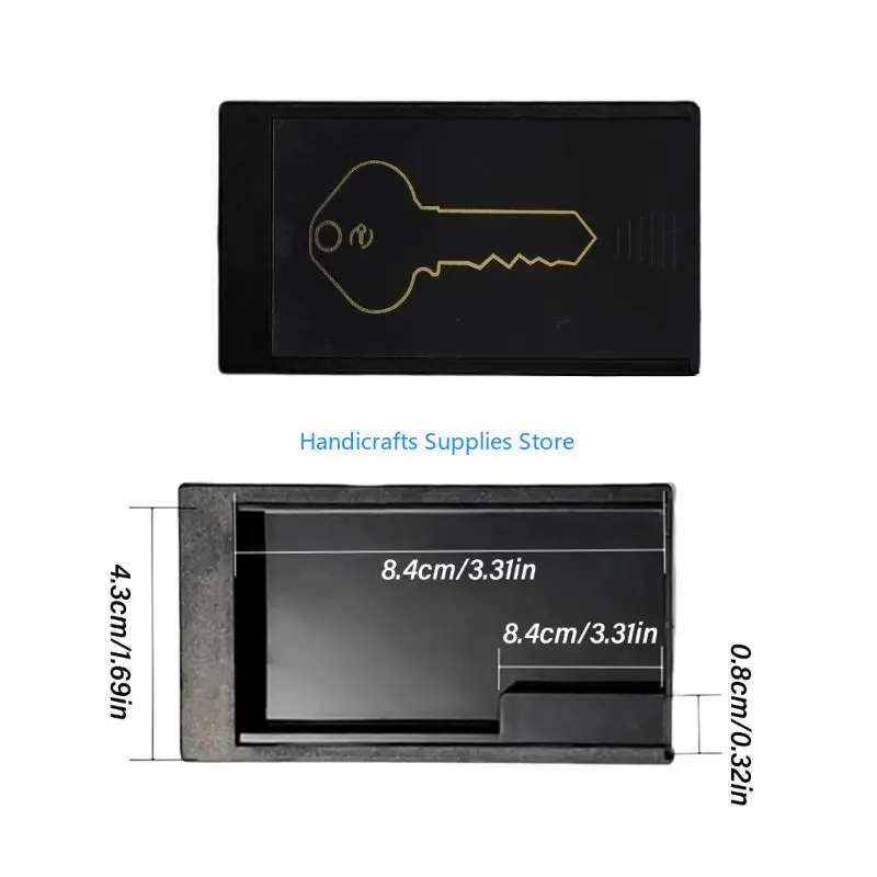 R1WA Discreet Storage Box for Hiding Valuables Secret Stash Compartment for Money and Jewelry Practical Cash Safe