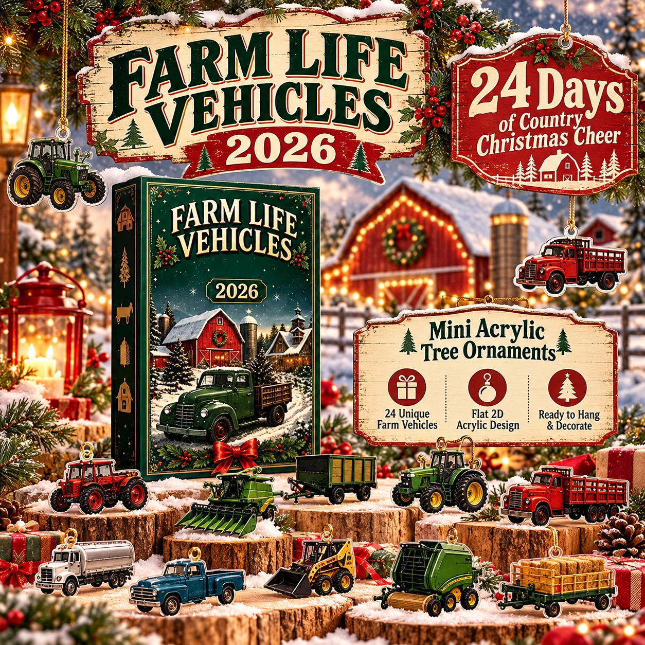 Agriculture Farming Vehicles - Agricultural Machines Advent Calendar 2026 24