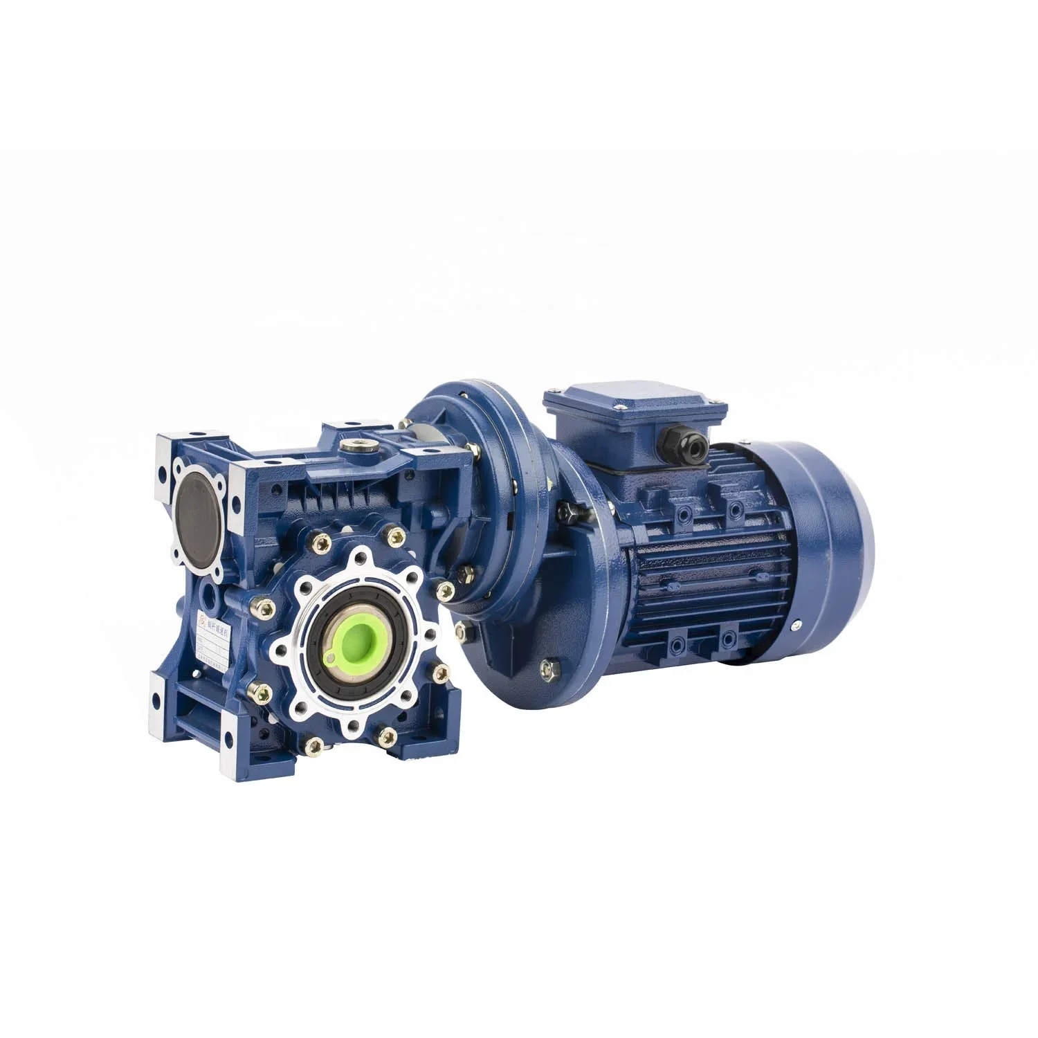 NMRV030 worm gearbox with small AC motor speed reducer gear box