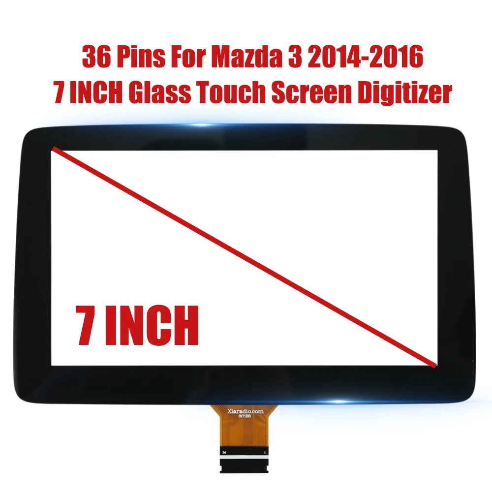 Pour 2014-2016 Mazda 2 3 Axela CX-3 MX-5 TM070RDZ38 BHP1611J0D HCY-CTP7088-A0 7 pouces 36 broches verre écran tactile numériseur panneau