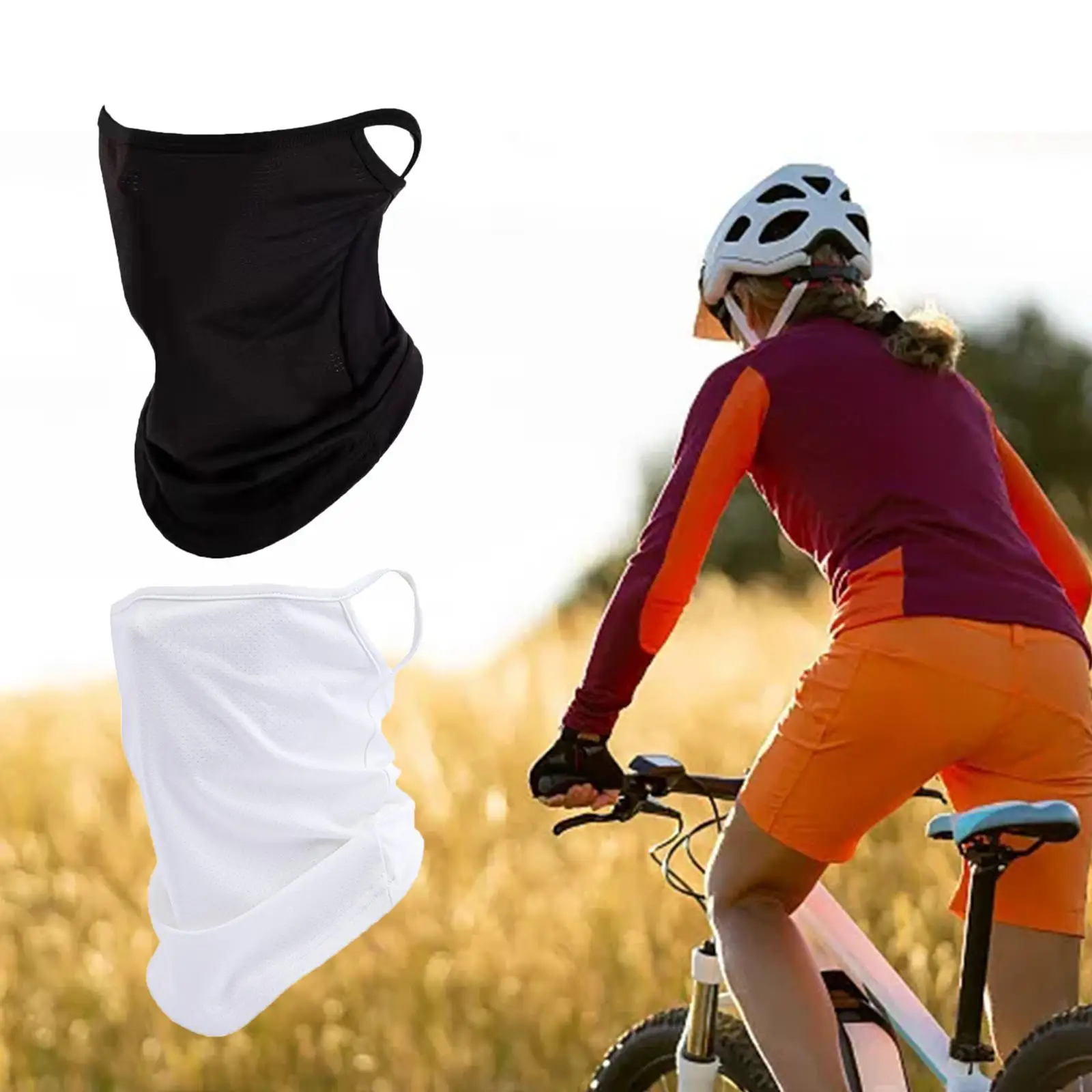 Gezichtsmasker Met Opvouwbare Multifunctionele Lichtgewicht Bandana Draagbare Oorlus