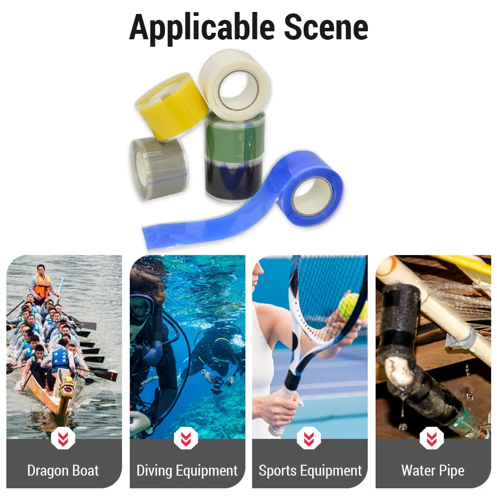 Kayak Paddle Grip Tape Silicone Waterproof Grip Tape for Kayak Canoe and Dragon Boat Paddle Traction Tape Kayak Paddle Wrap Tape