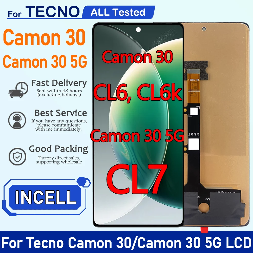 Recensione e valutazione del display LCD per Tecno Camon 30 5G
