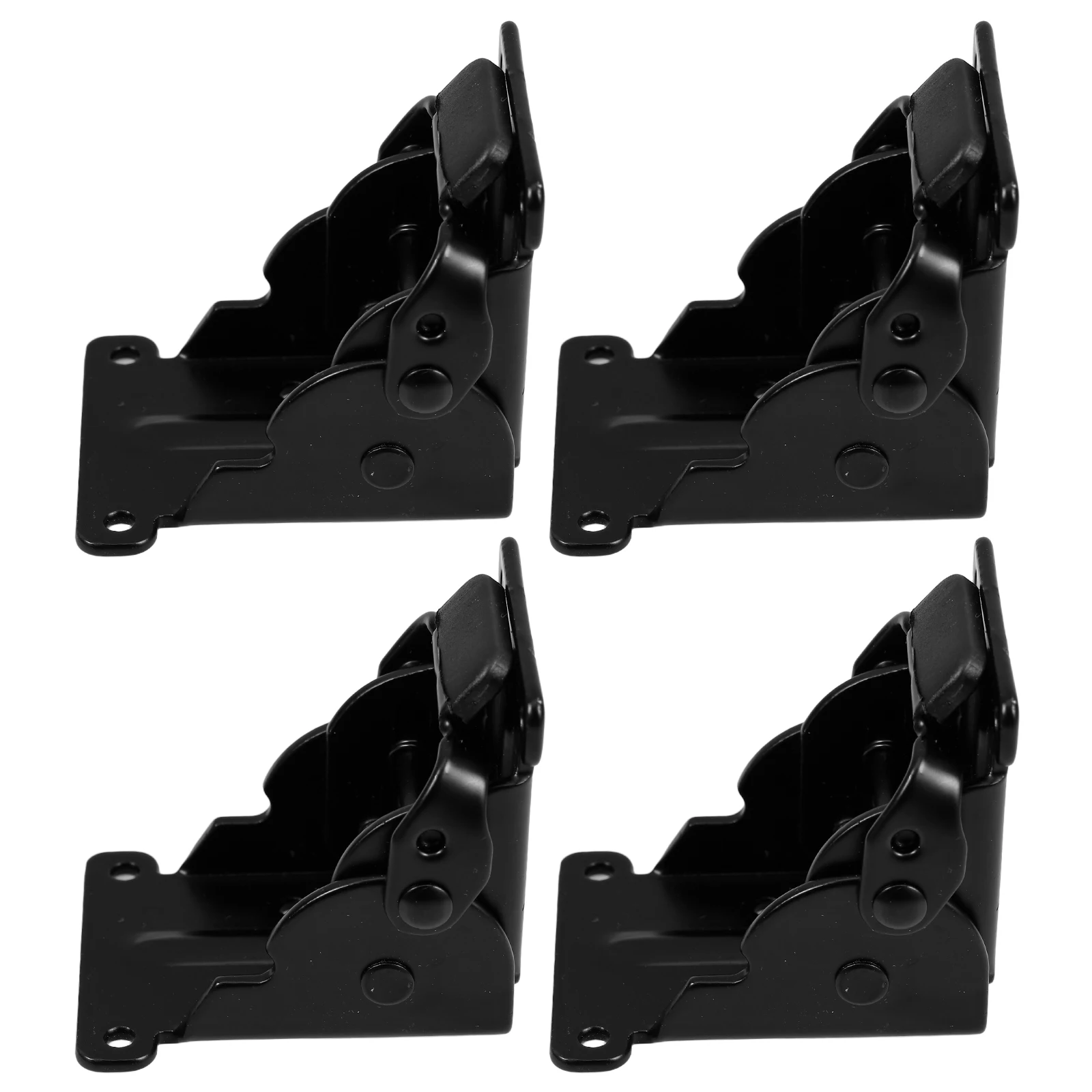 

4 Pcs Folding Table and Chair Leg Hinges Foldable Self Lock Shelf Bracket Bed Bench