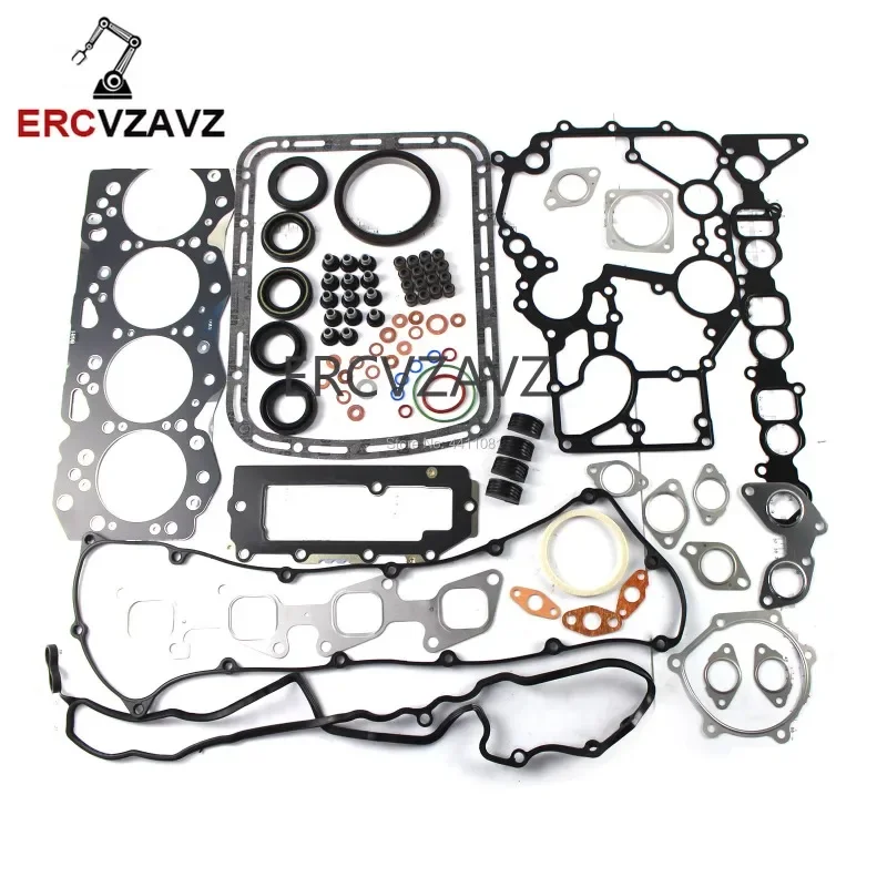 4JJ1 4JJ1-TC Engine Overhaul Gasket Kit For Isuzu NPR NQR NHR NKR ELF Truck for TFR TFS Pickup