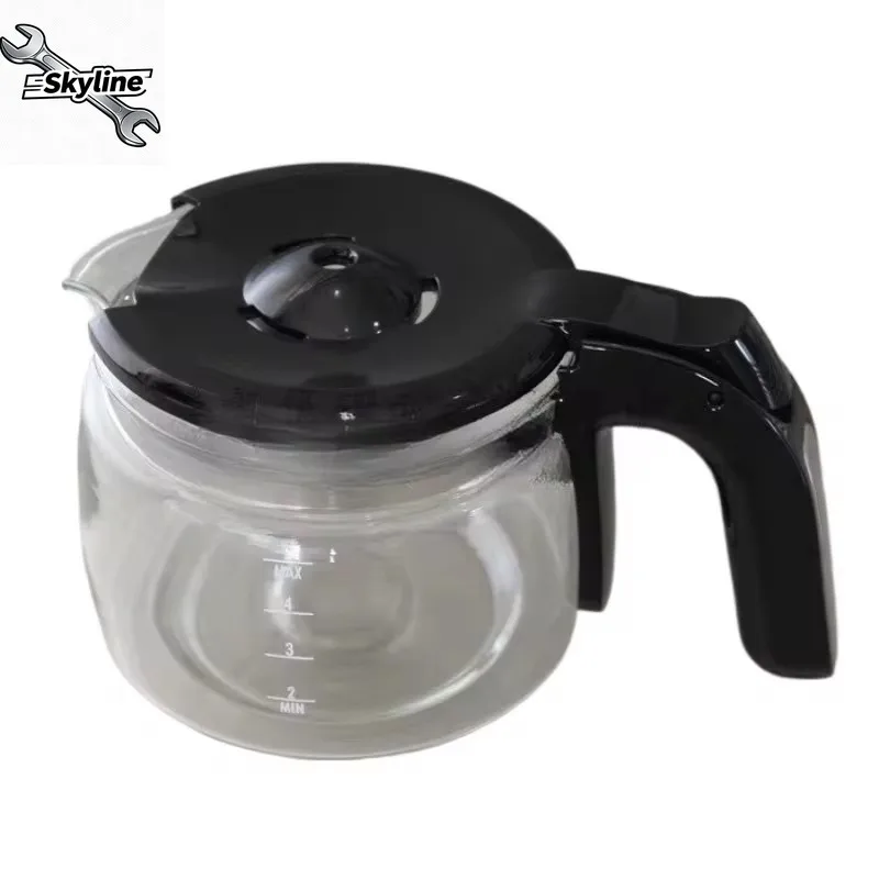Applicable To Coffee Machine Accessories ICM14011 Black Coffee Cup, Coffee Pot, Glass Cup