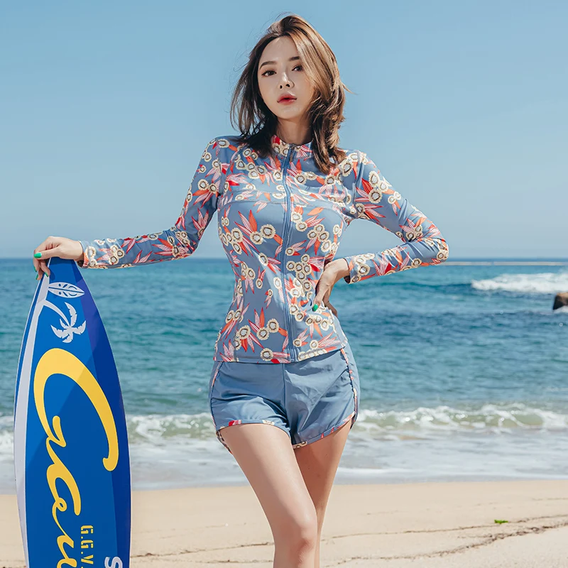 

Консервативный гидрокостюм с длинными рукавами, быстросохнущий, утягивающий, для серфинга, для защиты от медуз, раздельный, для студентов, для плавания