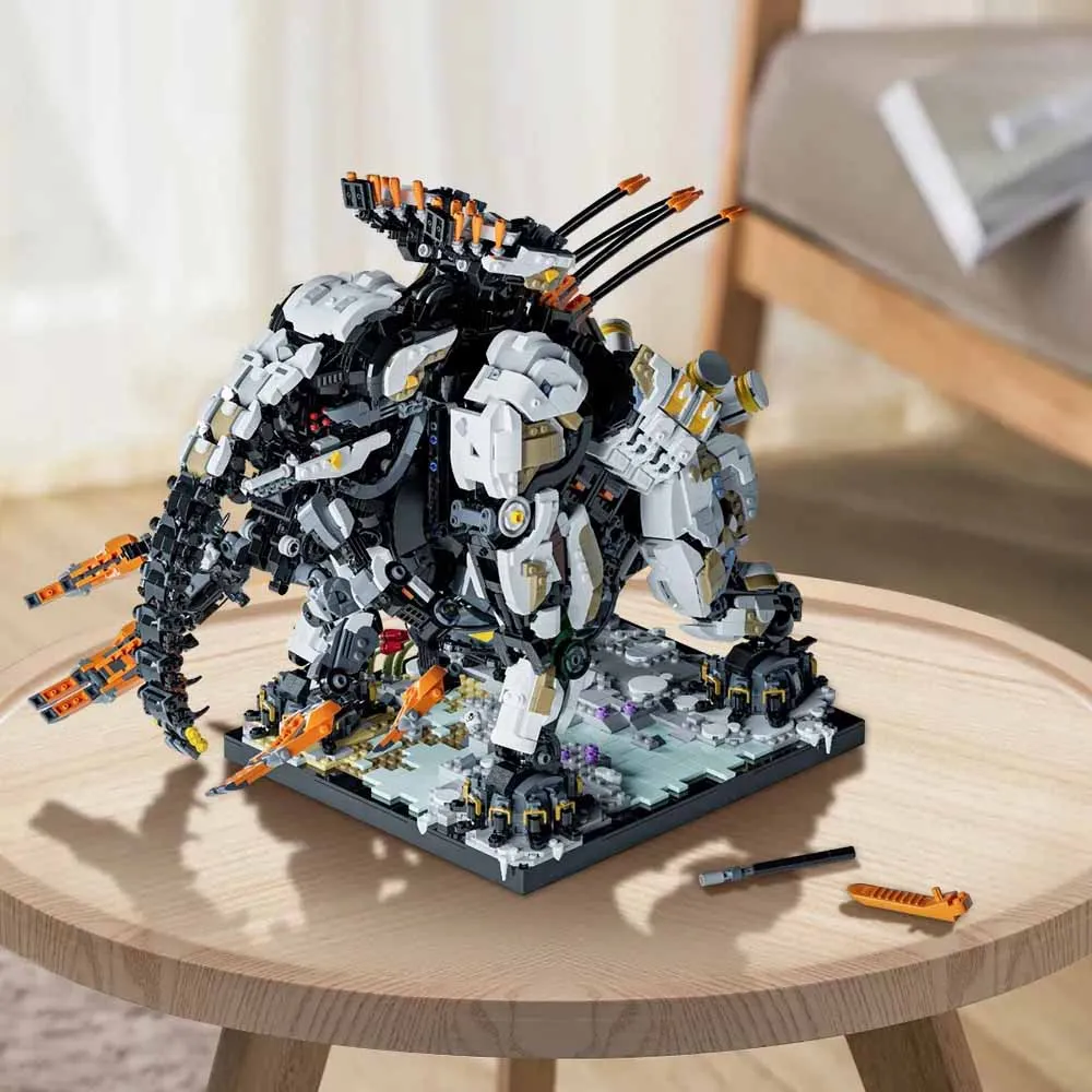 New Arrival Games Dawned Horizon Tremortusk TBeastst Fangs Giant Building Blocks MOC Toy Diy Adult Gift Set Educational 7957PCS view 2