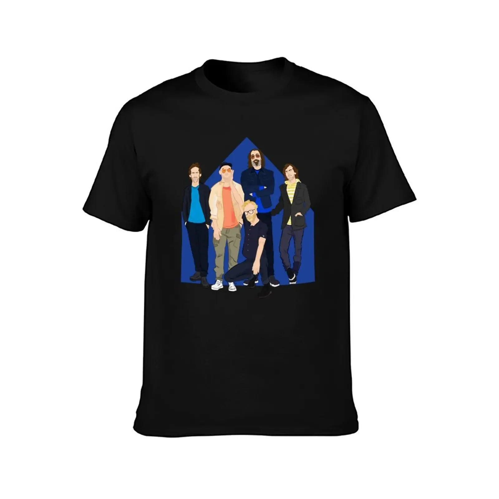 The National (Band) - Sleep Well Beast Cartoon T-Shirt anime clothes custom t shirt blue archive mens fashion