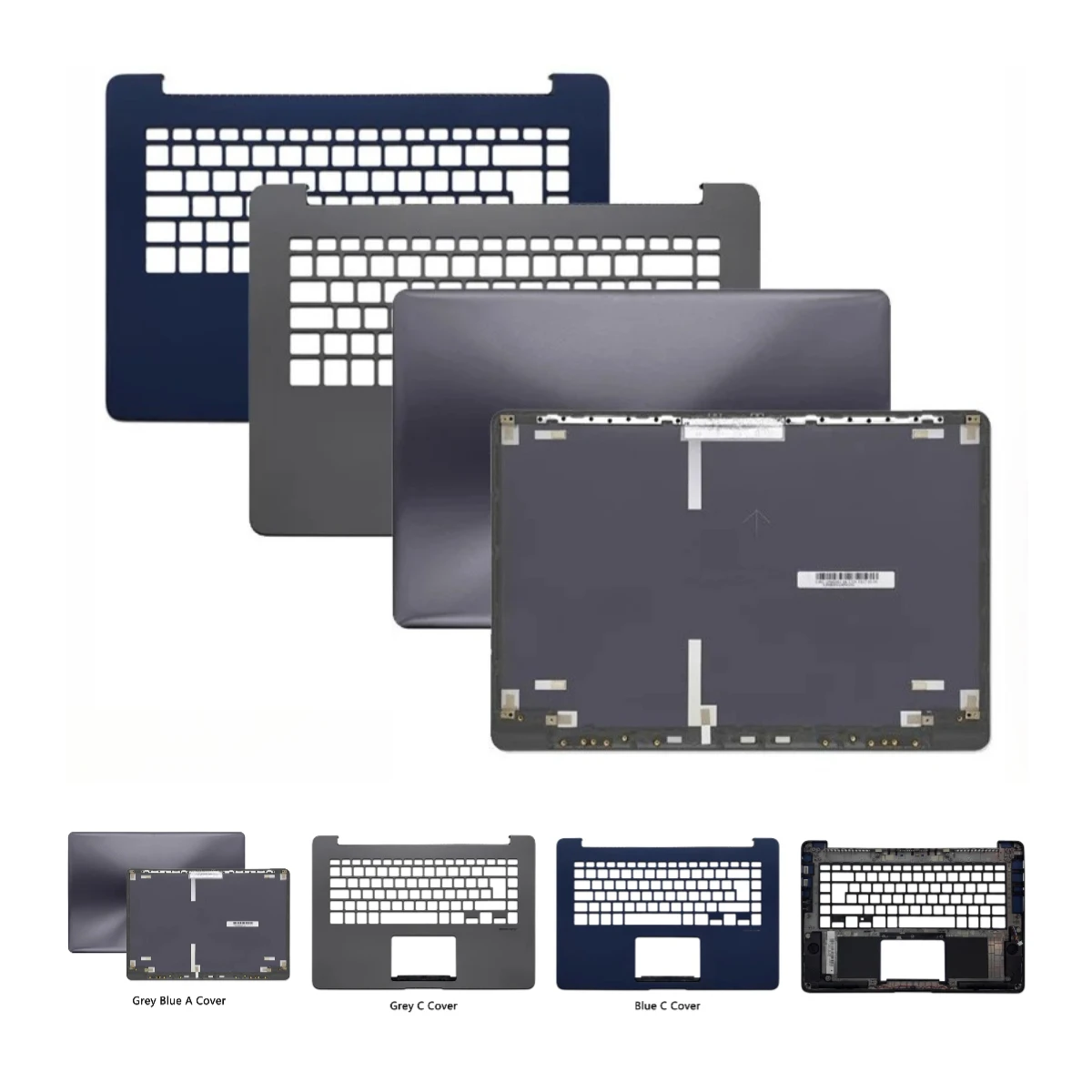 New Cover For UX530 UX530U UX530UX U5100U Replace Laptop Screen Back Cover Top Case Palmrest Upper Plastic