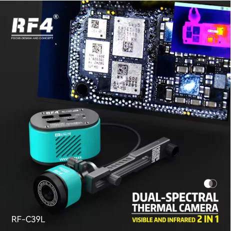 RF-C39L Dual Spectral Thermal Imager 4k Camera No Computer or Phone Required Captures Both Visible and Infrared Thermal Images