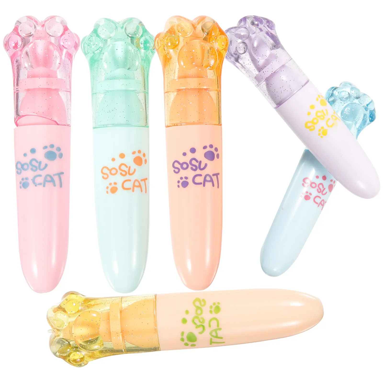 

Набор из 6 маркеров-выделителей с мультяшными рисунками для студентов, компактные портативные маркеры для скрапбукинга, школьные принадлежности, цветные, удобные для маркировки