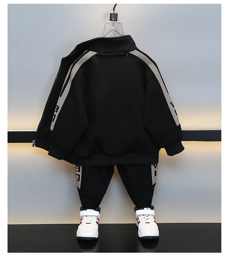 Mother Kids New Autumn Baby Boys Clothes Suit Toddler Girls Casual Fashion Cartoon Sweatshirts Jeans 2Pcs/Set Infant Tracksuits