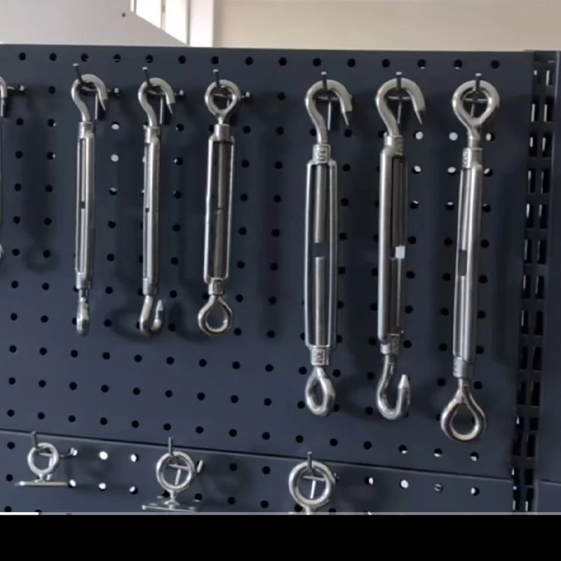 1pcs Oc Oo Cc Type M4 M5 M6 M8 M10 M12 M14 M16 M18 M20 304 Stainless Steel Hooks & Eye Turnbuckle Wire Rope Tension Tightener