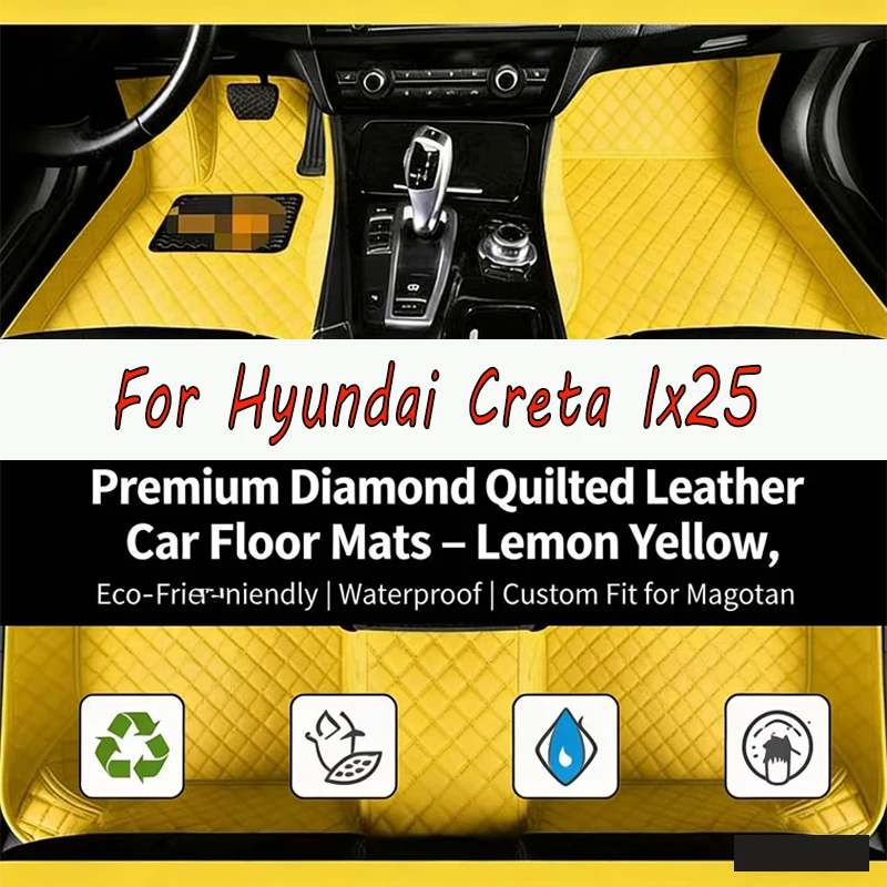 

Car Floor Mats For Hyundai Creta Ix25 Ix 25 2024 2023 2022 2021 2020 Auto Interior Accessories