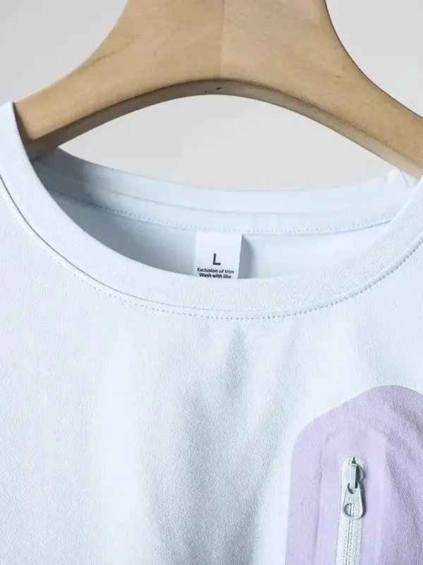 Quick Dry Outdoor Men's Base Shirt Seamless Sealed Glue Moisture Wicking Autumn Winter Polyester Spandex Casual Style T-Shirt