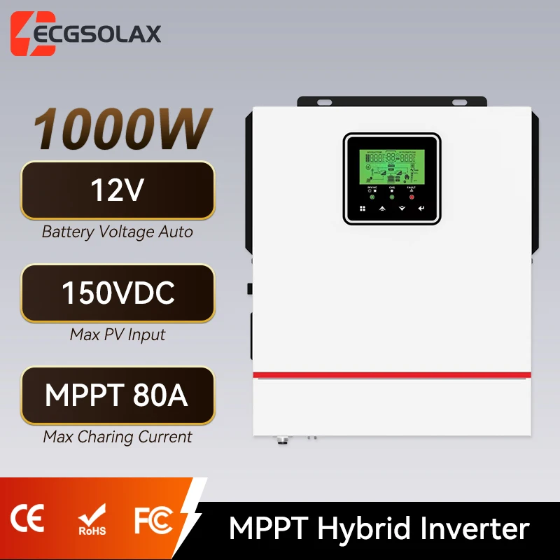 Ecgsolax 1KW Hybrid…