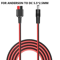30A Power Pole Connector For  Solar Adapter Cable DC 5.5x2.5mm Solar Panel Cable Connect Home Replacement Accessories