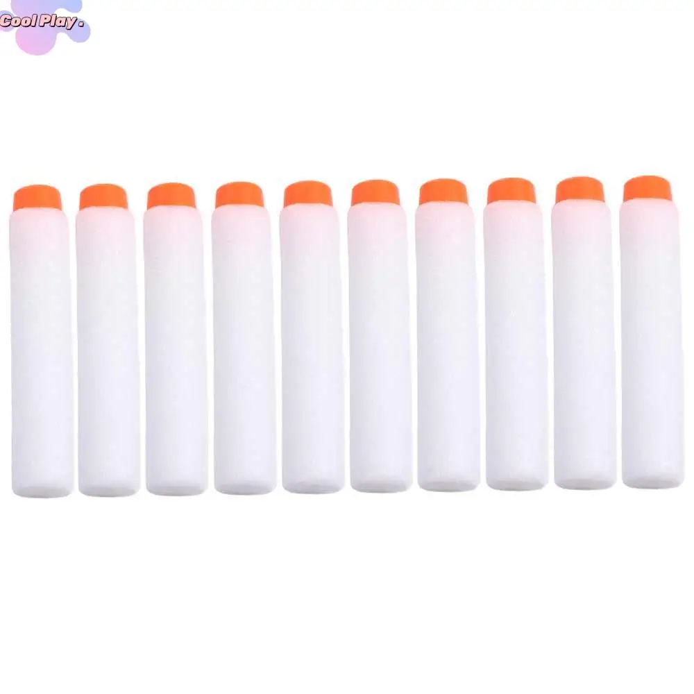 

10PCS Fluorescence EVA Soft Darts Nerf Series Glow at Dark Glow at Dark Darts EVA White Luminous Darts In The Dark