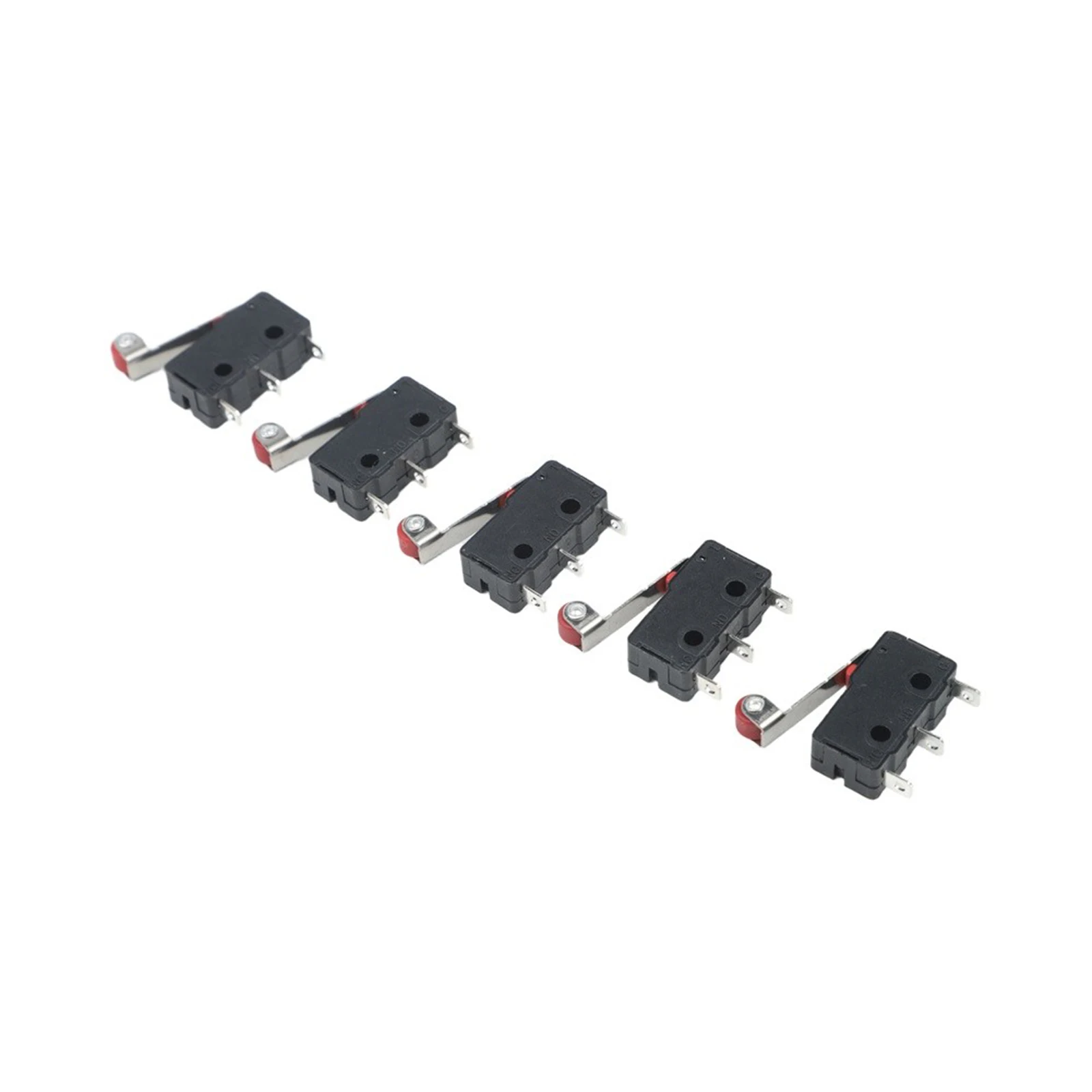 Small Limit Switch Black Travel Switch High Rated Voltage And Current Small Pressing Power Wide Application Range