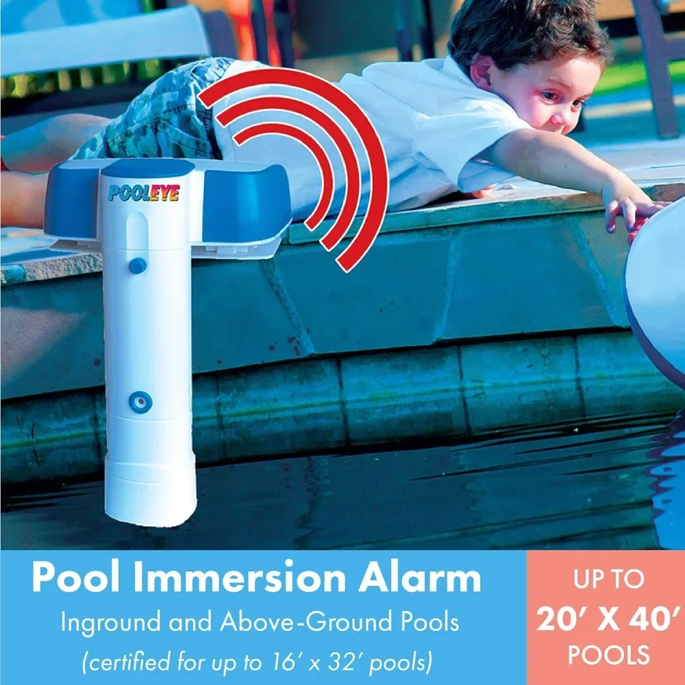 Poolside and In-Home Sirens Immersion Mountable Pool Alarm Compatible with Inground &Aboveground Pools ASTM-Compliant