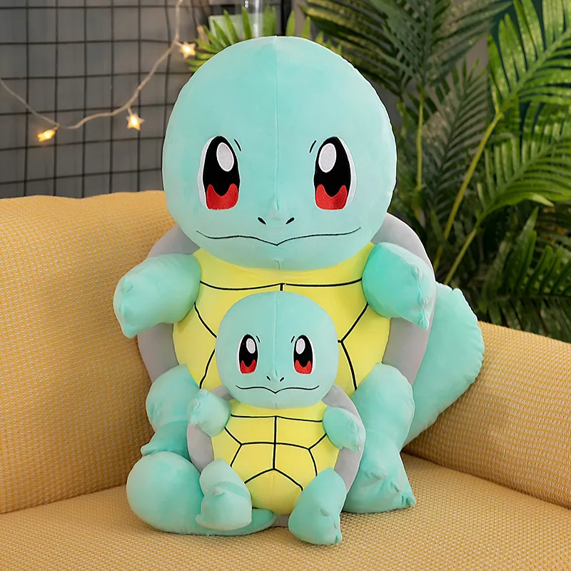 Squirtle Plush Doll Big Size Pokemon Plush Toys Kawaii Stuffed Toys Cute Turtle Pillow Christmas Gift Toys