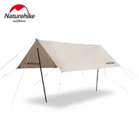 Naturehike-Outdoor Ultra Light Camping Cotton Cloth Canopy, Waterproof Tarp Tent, Family Sunshade, 5-8 Person, NH20TM003