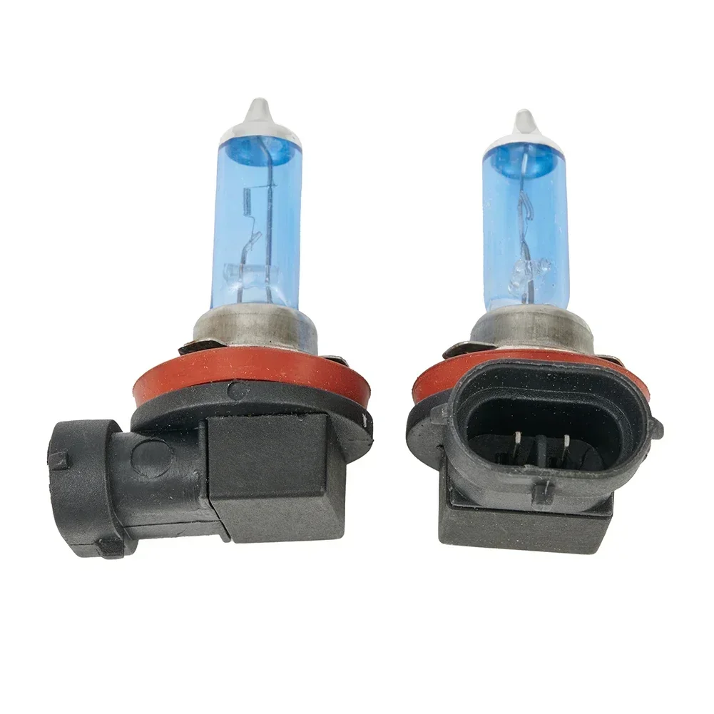 

2pcs H11 Car Halogen Bulb 100W Car Headlight Super Bright White Auto Fog Head Light Lamp 12V 6000K Xenon Gas Halogen Light