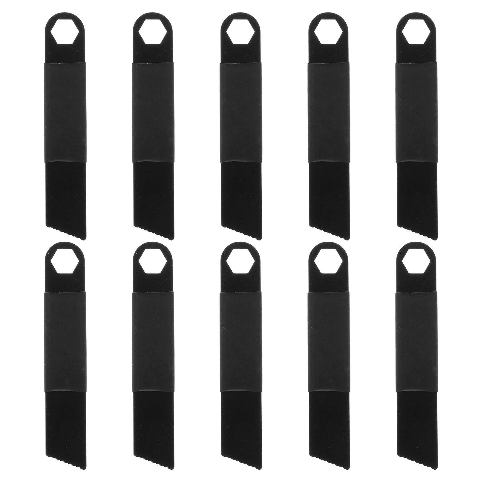 10pcs Outdoor Fire Starting Scrapers Flint Steel Rod Scraper Set For Camping Hiking Practical Emergency Fire Starter Tool